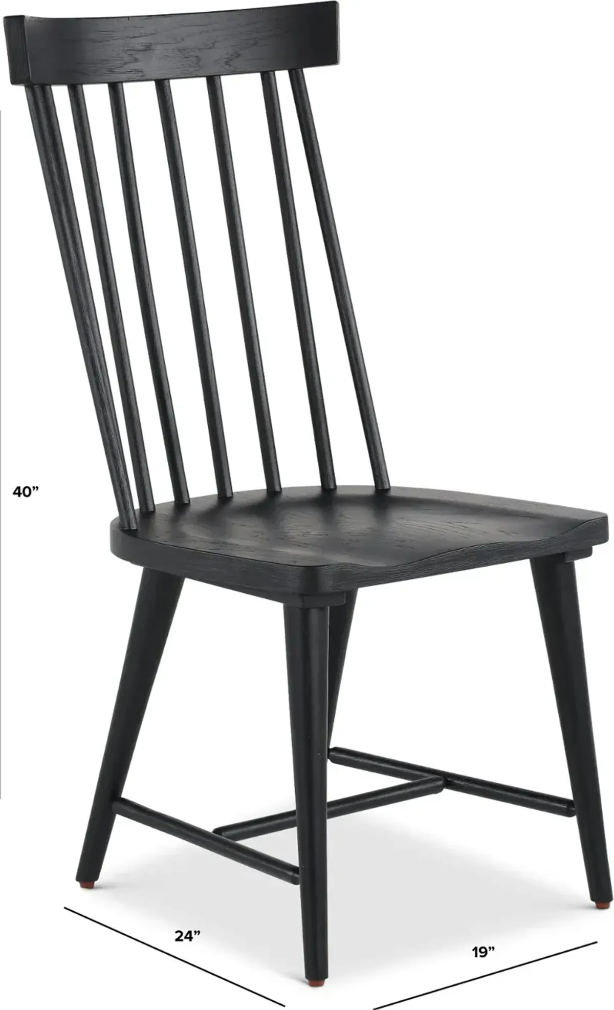 Macon Black Dining Chair