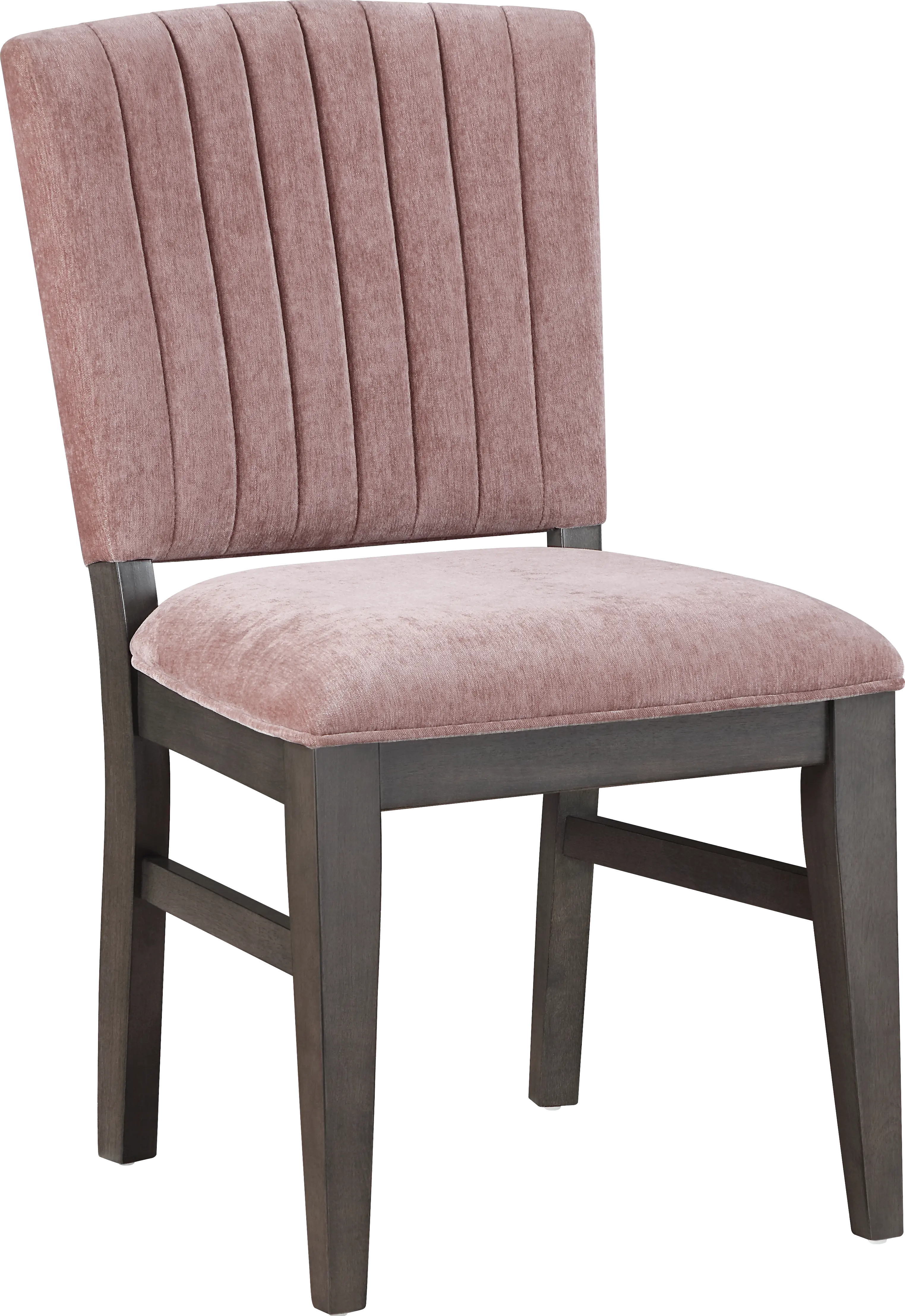 Macy Blush Pink Upholstered Side Chair