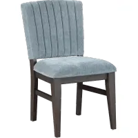 Macy Blue Upholstered Side Chair
