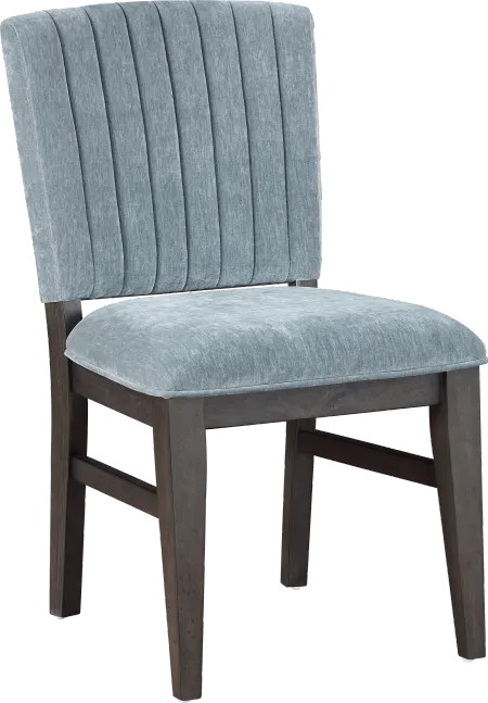 Macy Blue Upholstered Side Chair