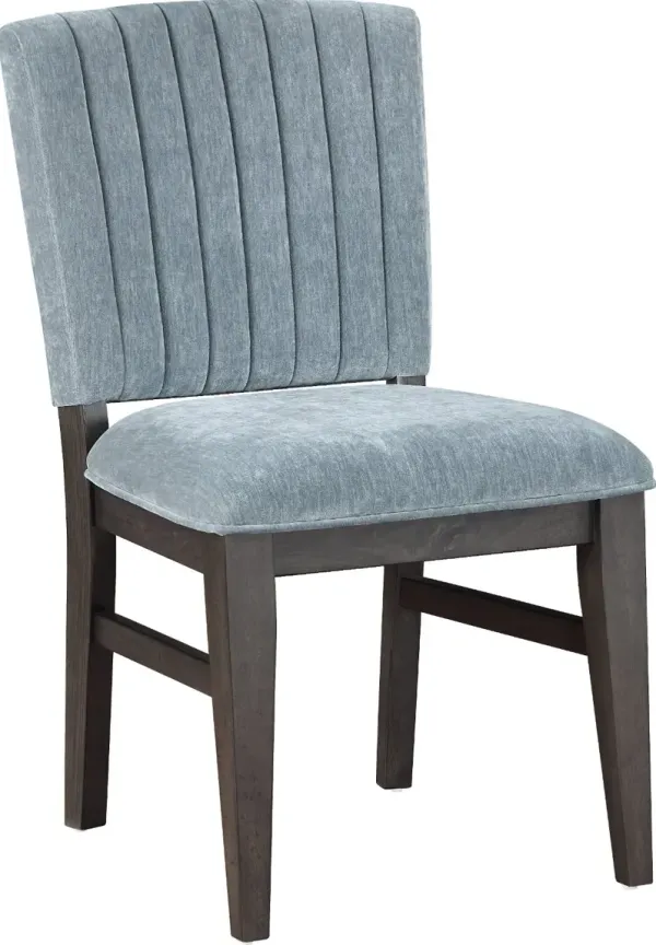 Macy Blue Upholstered Side Chair