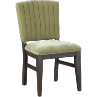 Macy Green Upholstered Side Chair