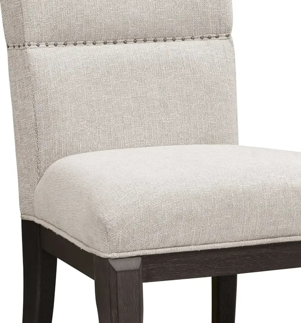 West End Loft Black Upholstered Side Chair