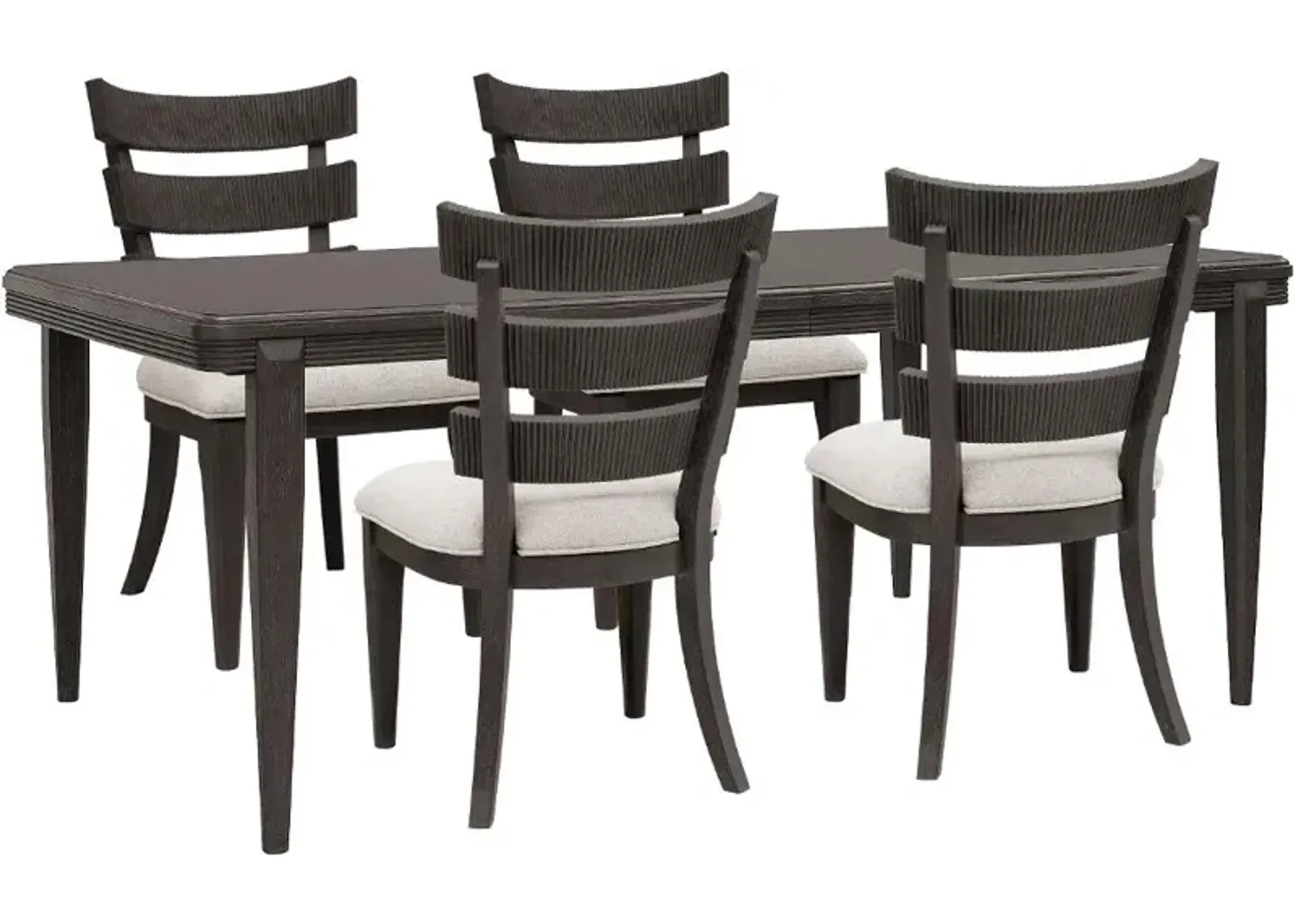 West End Loft Black 5 Piece Dining Set