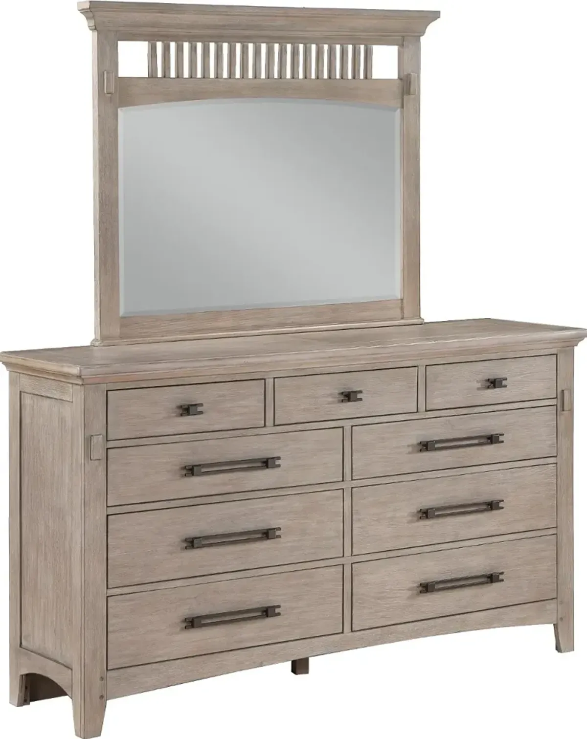 Oaken Taupe Dresser