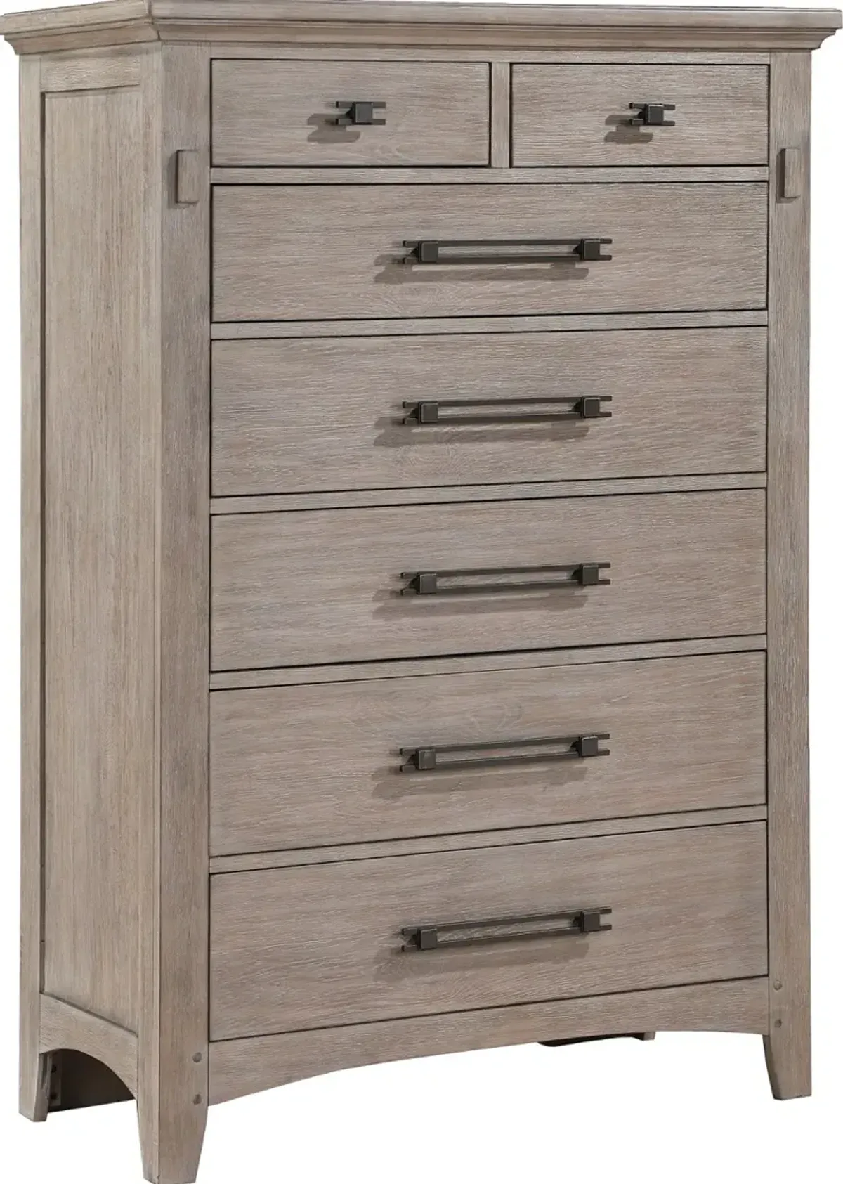 Oaken Taupe Chest of Drawers