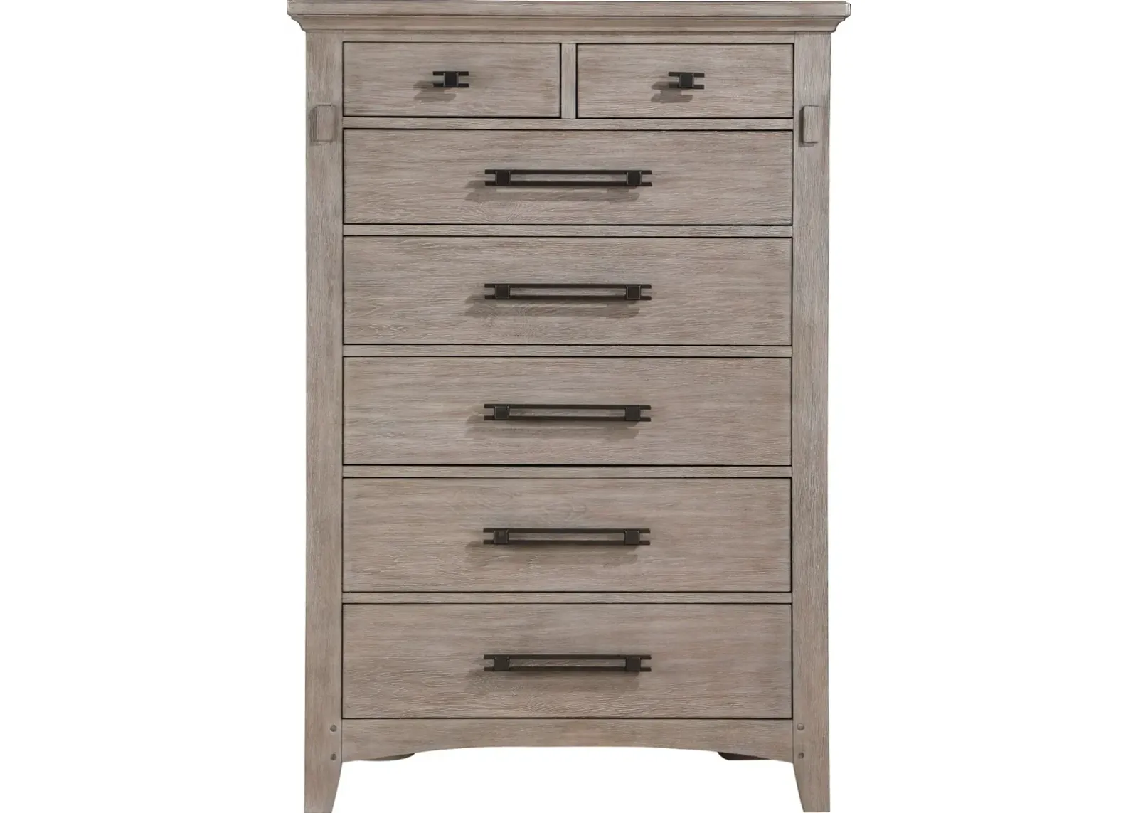 Oaken Taupe Chest of Drawers