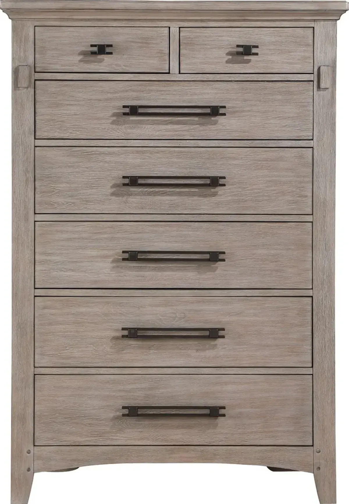 Oaken Taupe Chest of Drawers