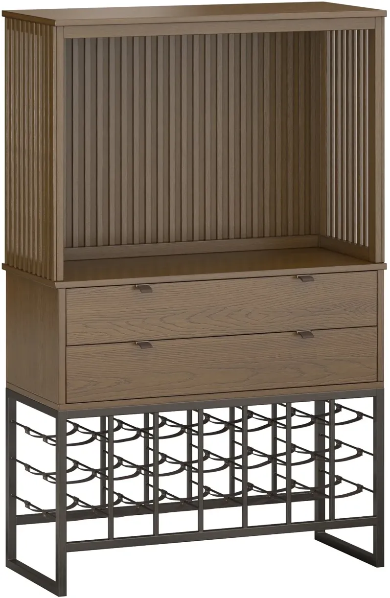 Reserve Brown Bar Cabinet