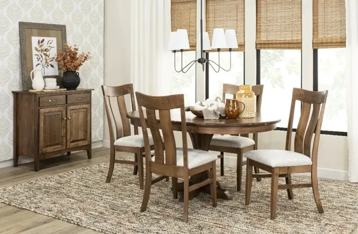 Mary Maple Brown Dining Table