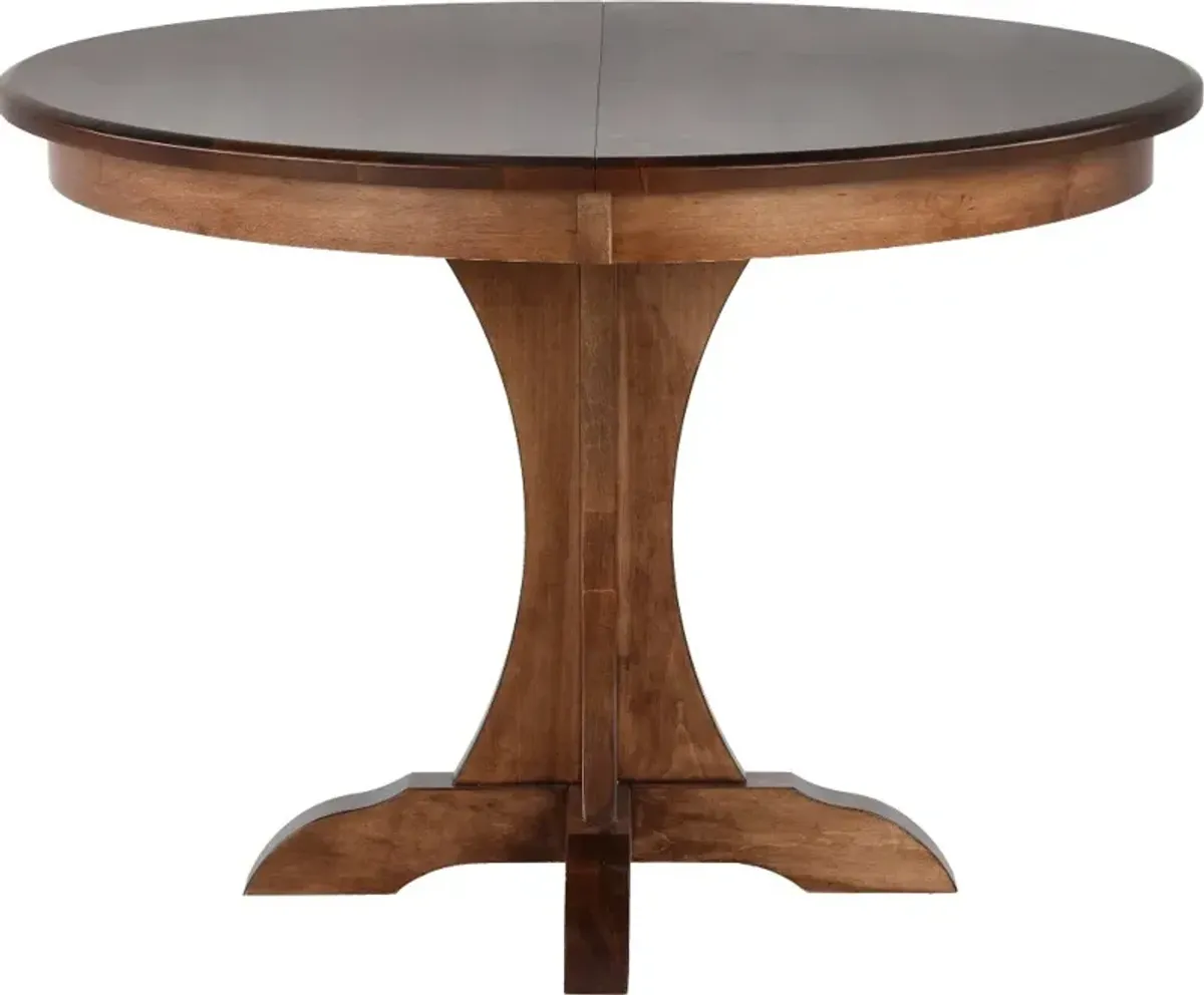 Mary Maple Brown Dining Table