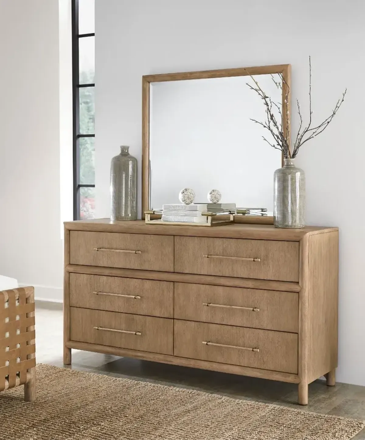 Dorsey Light Brown Dresser