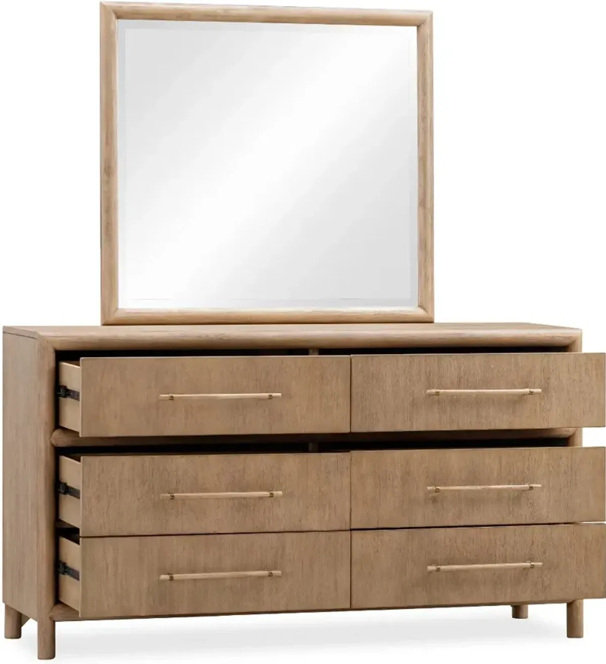 Dorsey Light Brown Dresser