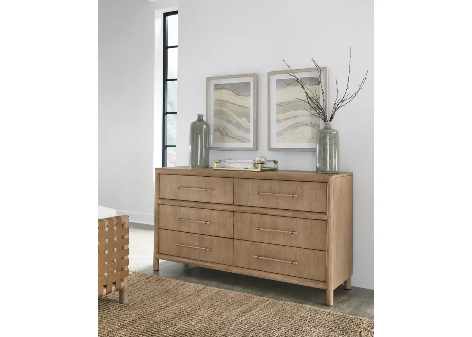 Dorsey Light Brown Dresser