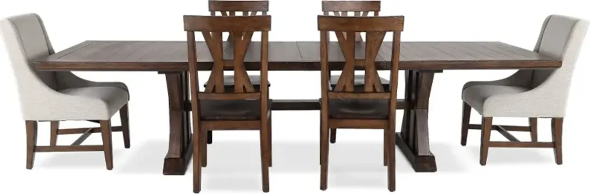 Villa Tobacco Brown Dining Chair