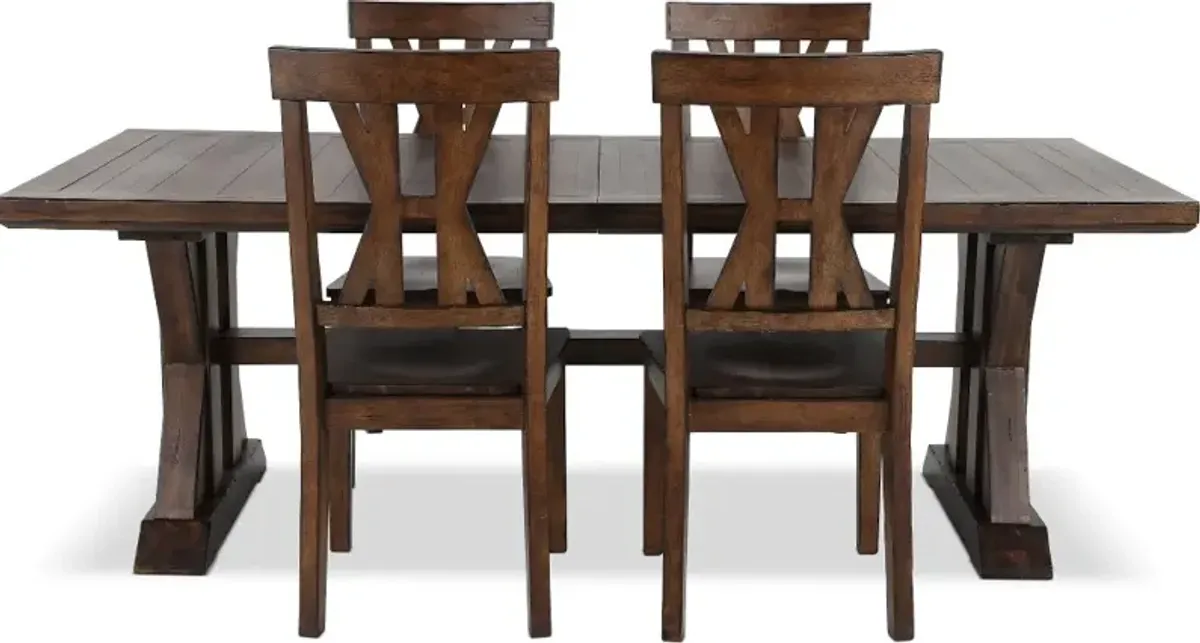 Villa Tobacco Brown Dining Chair