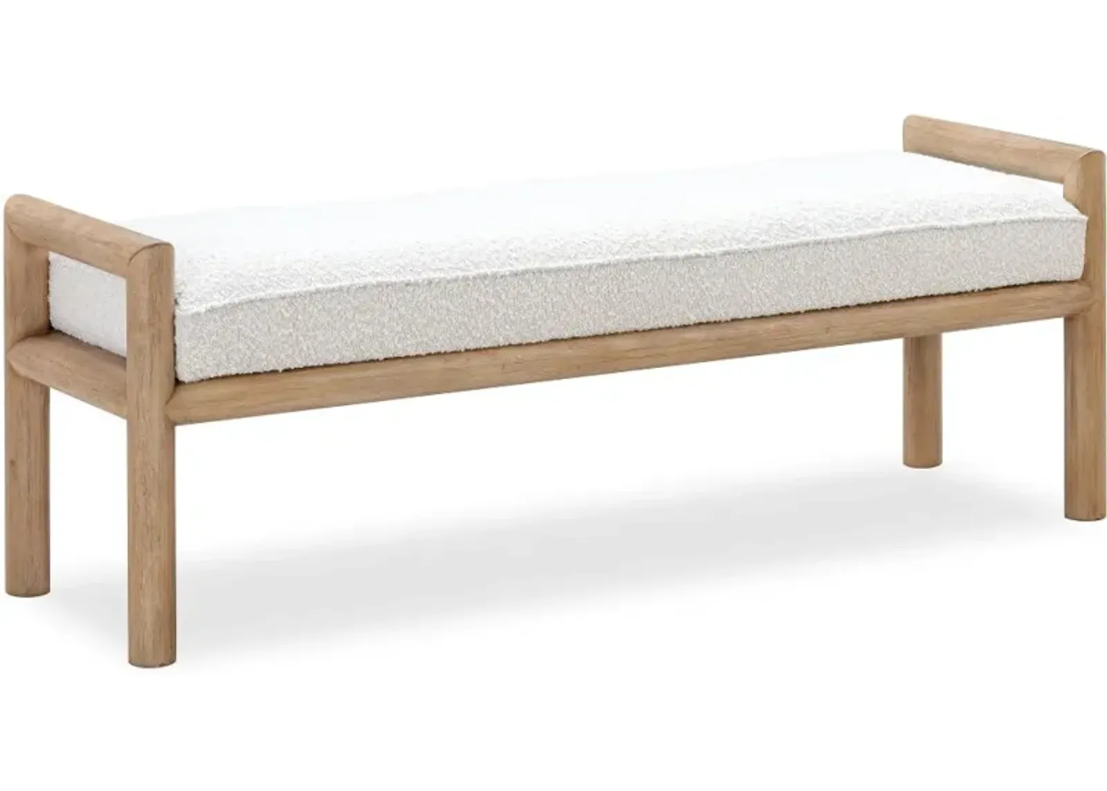 Dorsey Light Brown Bed Bench