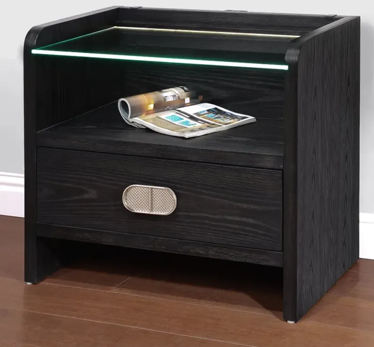 Kendell Black Nightstand