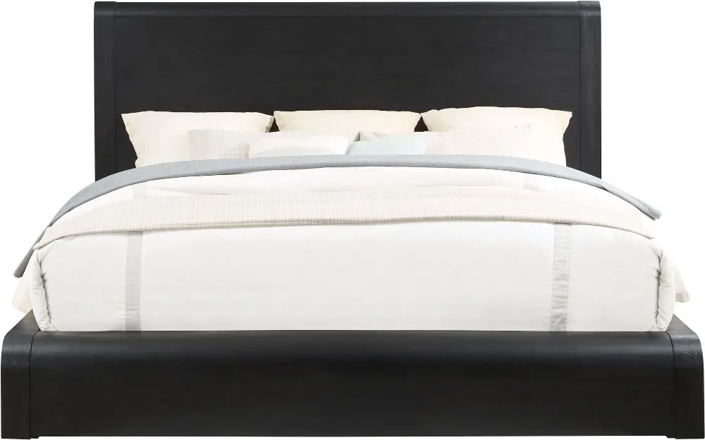 Kendell Black King Platform Bed