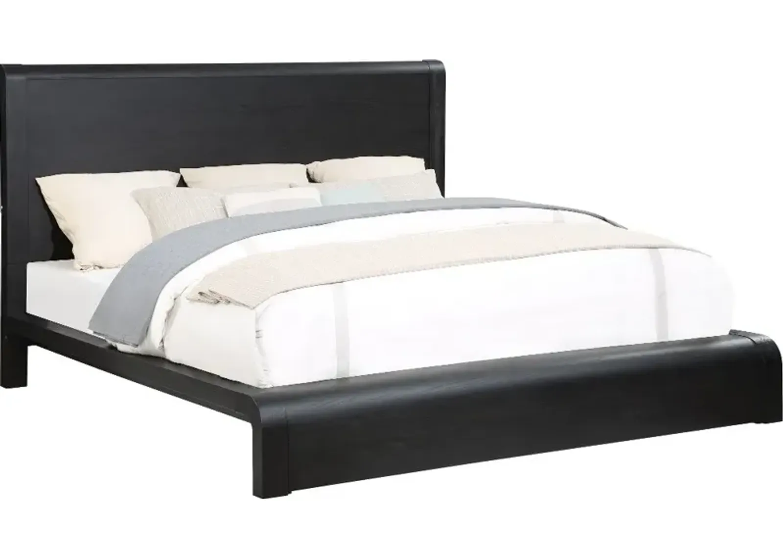 Kendell Black King Platform Bed