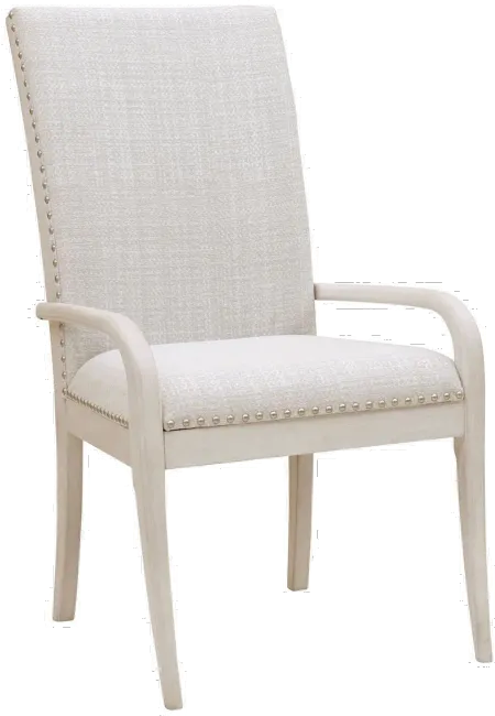 Ashby Place Gray Dining Arm Chair
