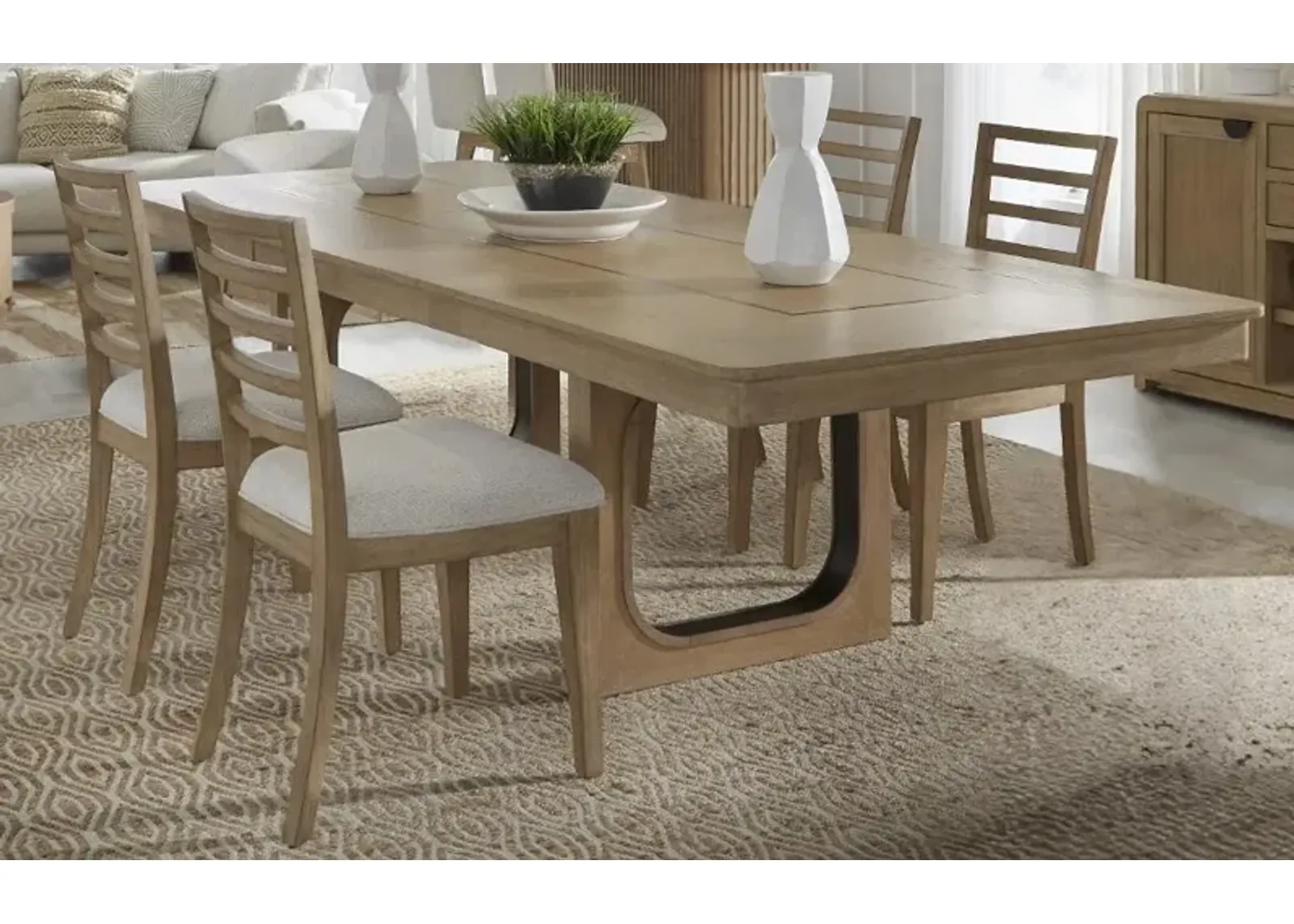 Escape Natural Oak 5 Piece Dining Set