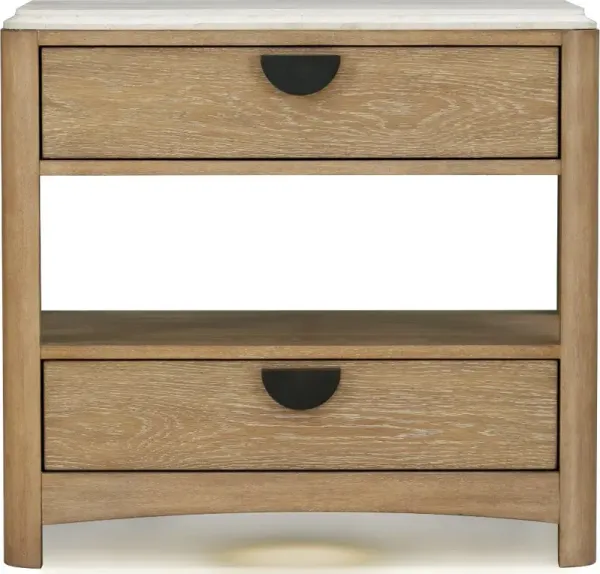 Escape Natural Oak Nightstand
