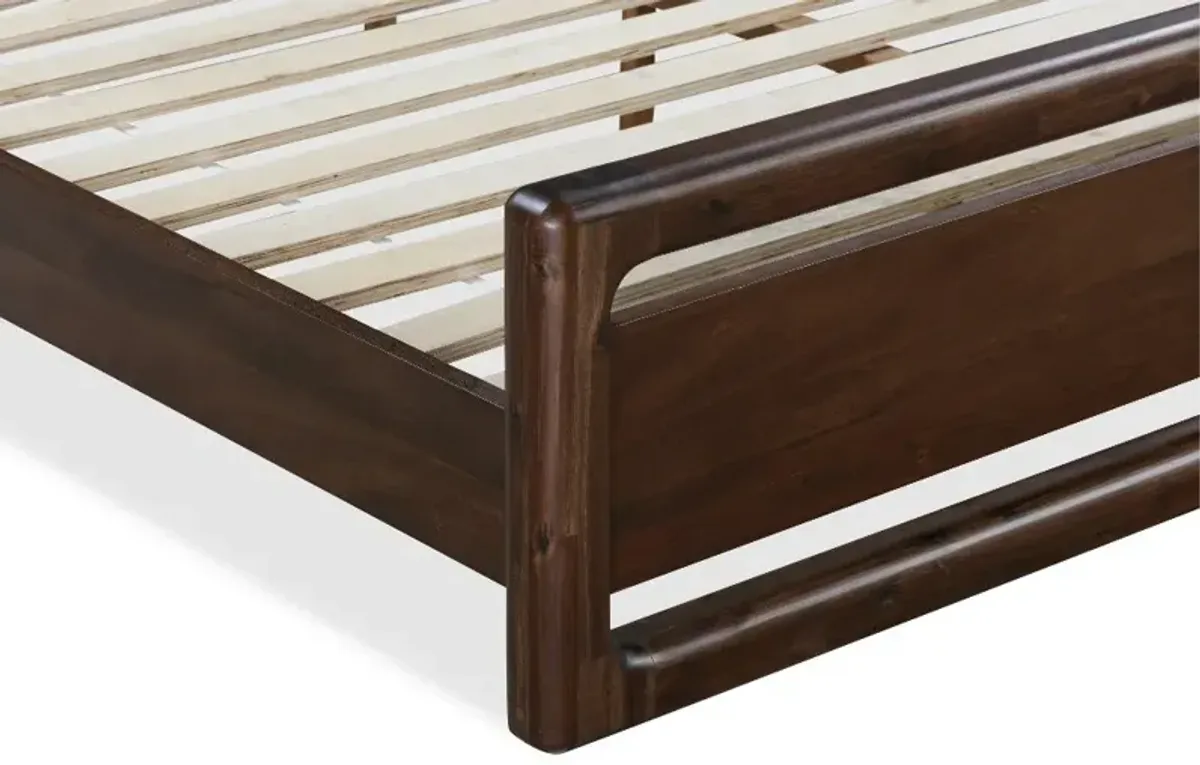 Sol Brown Queen Platform Bed