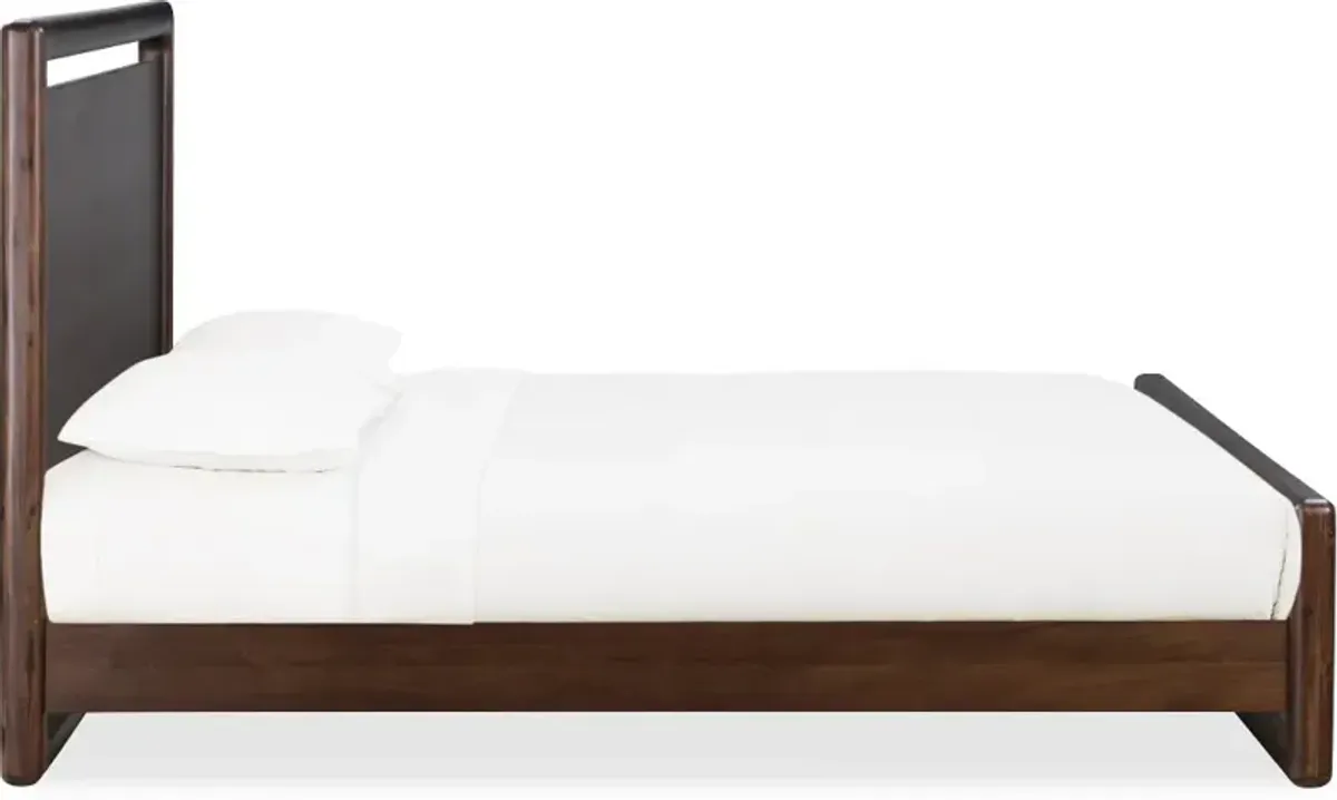 Sol Brown Full Platform Bed