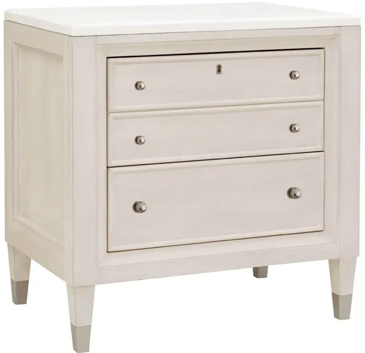 Ashby Place Gray Nightstand