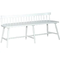 Capeside Cottage White Dining Bench