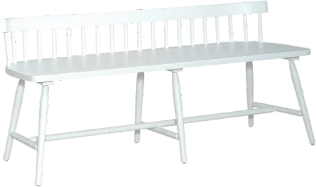 Capeside Cottage White Dining Bench