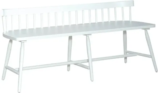 Capeside Cottage White Dining Bench