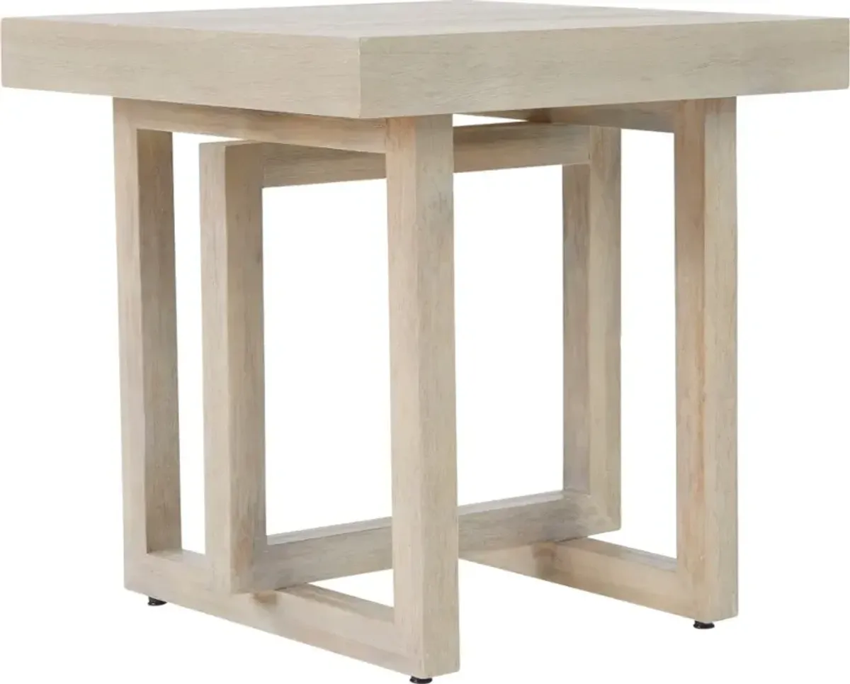 Jalisco White-Washed End Table