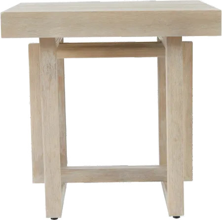 Jalisco White-Washed End Table