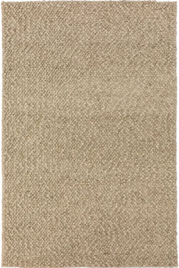 Gorbea 9 x 13 Latte Wool Area Rug