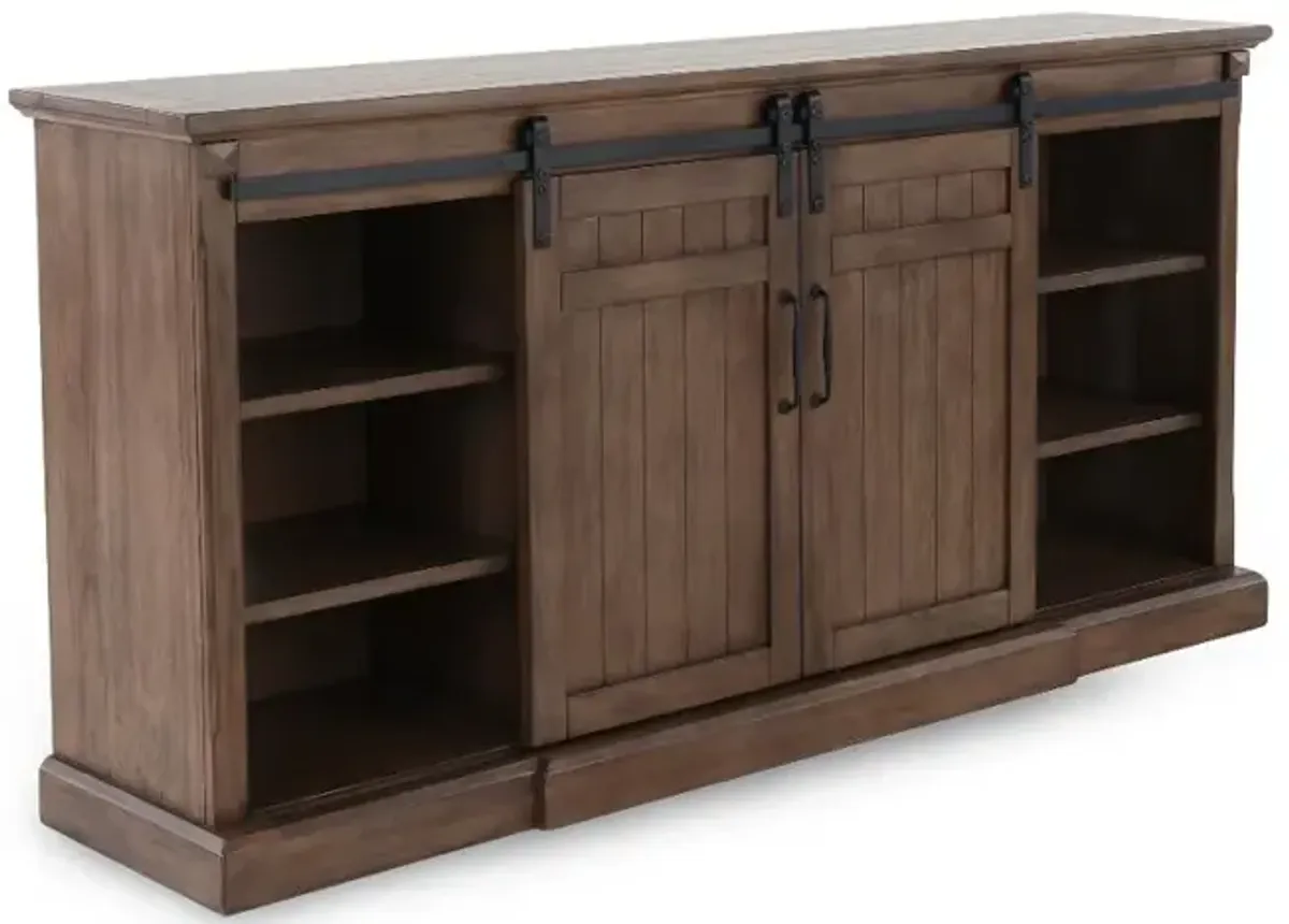 Buck Brown 78" Fireplace TV Stand