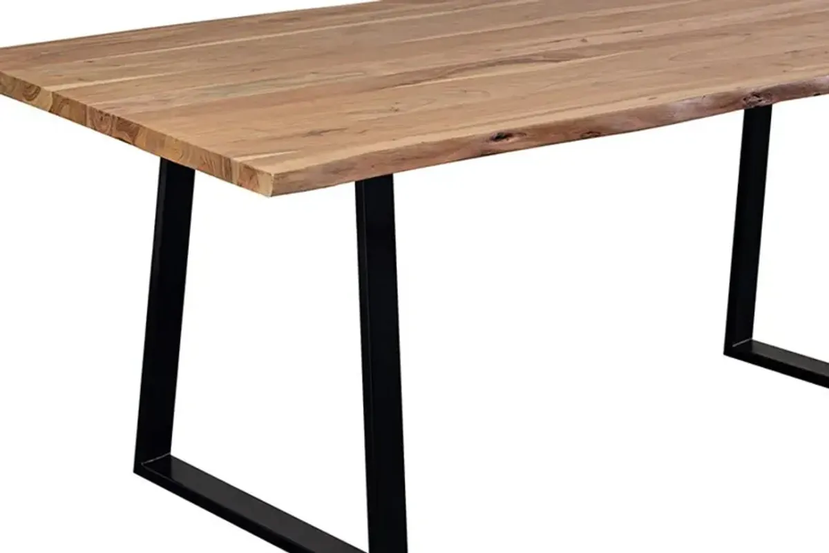 Manzanita Natural Wood and Iron 70 Inch Dining Table