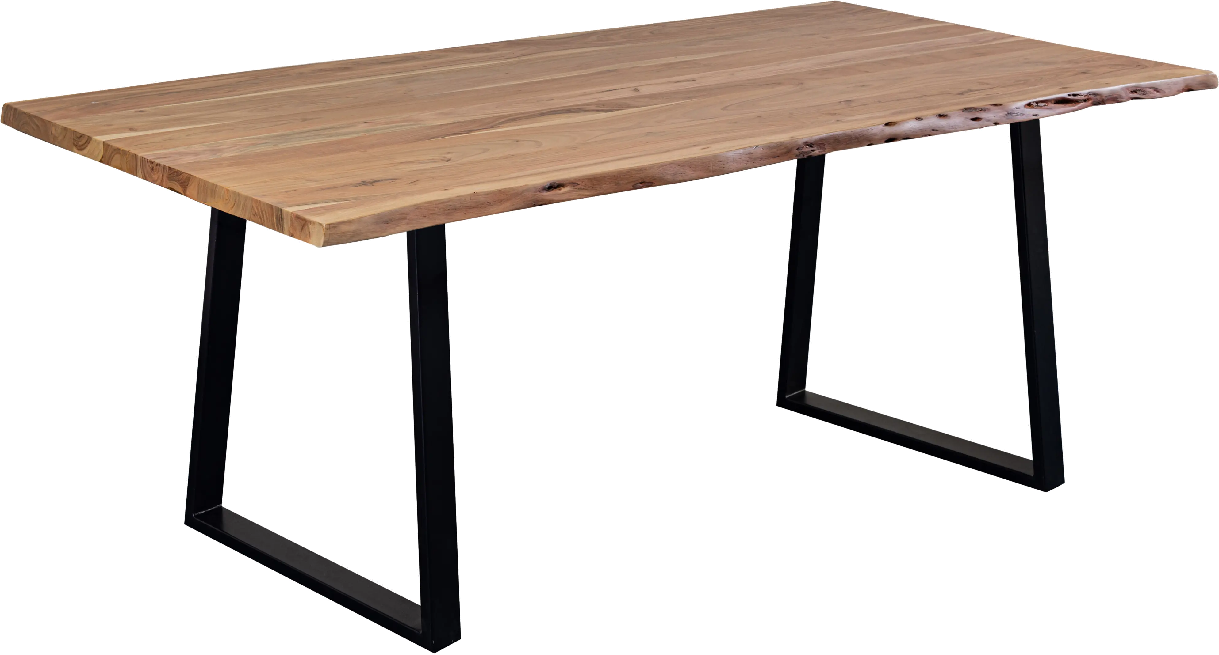 Manzanita Natural Wood and Iron 70 Inch Dining Table