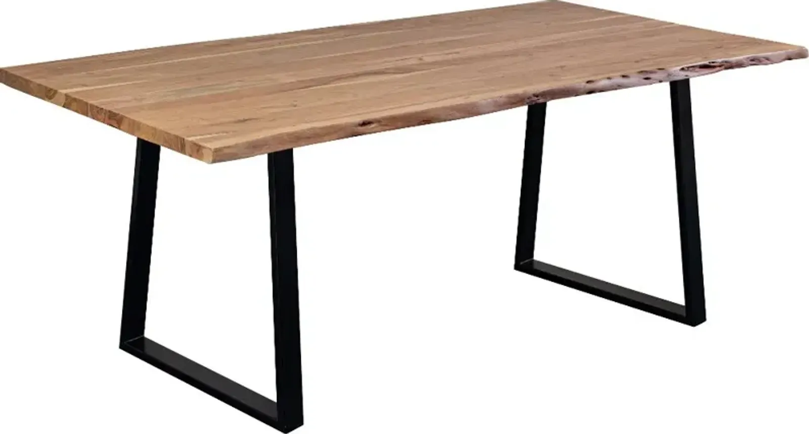 Manzanita Natural Wood and Iron 70 Inch Dining Table