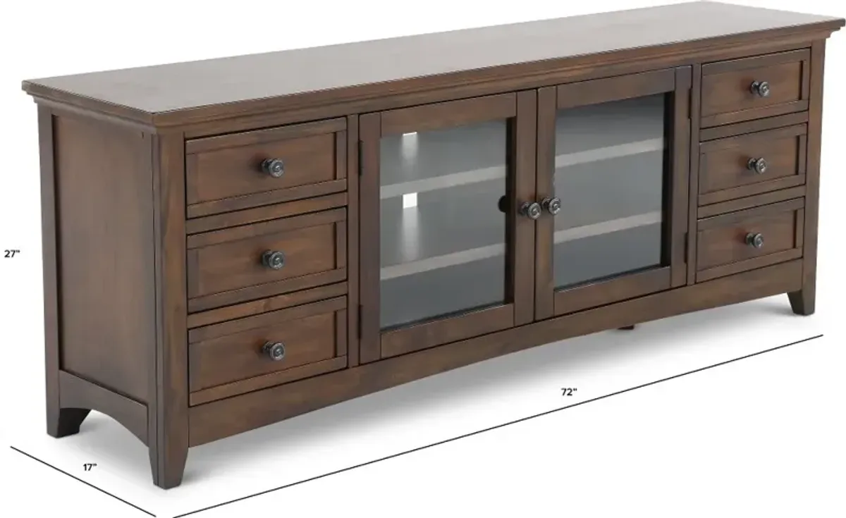 Marlo Coffee Brown 72" TV Stand