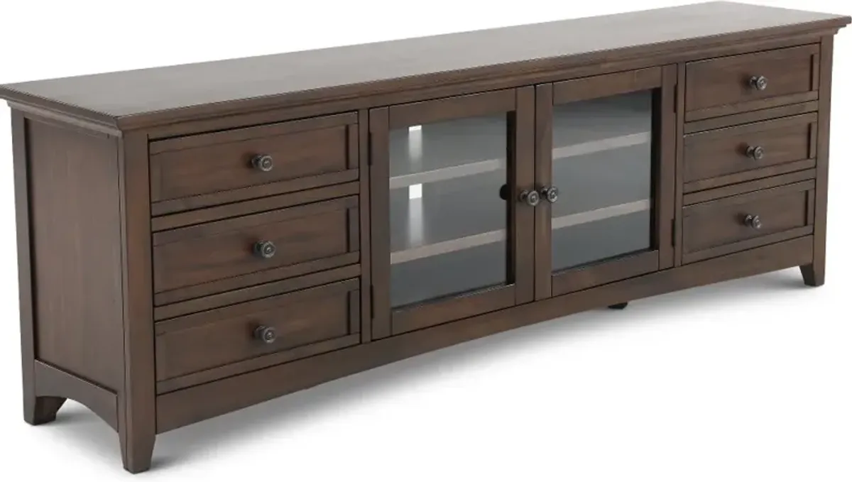 Marlo Coffee Brown 82" TV Stand