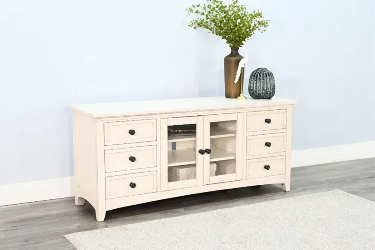 Marlo Marble White 62" TV Stand