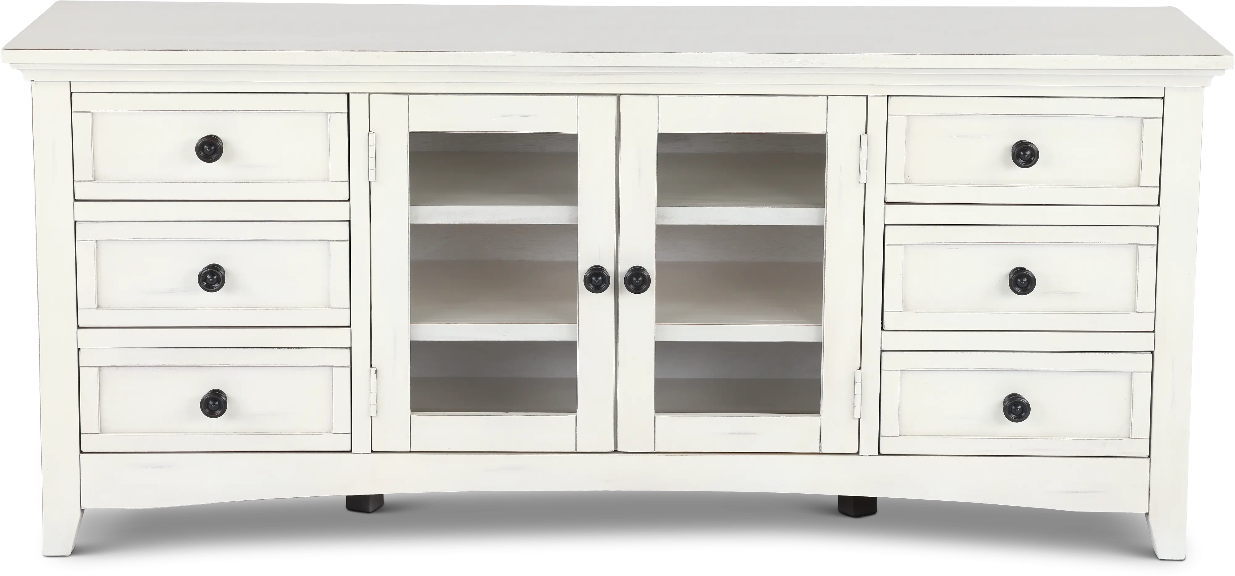 Marlo Marble White 62" TV Stand