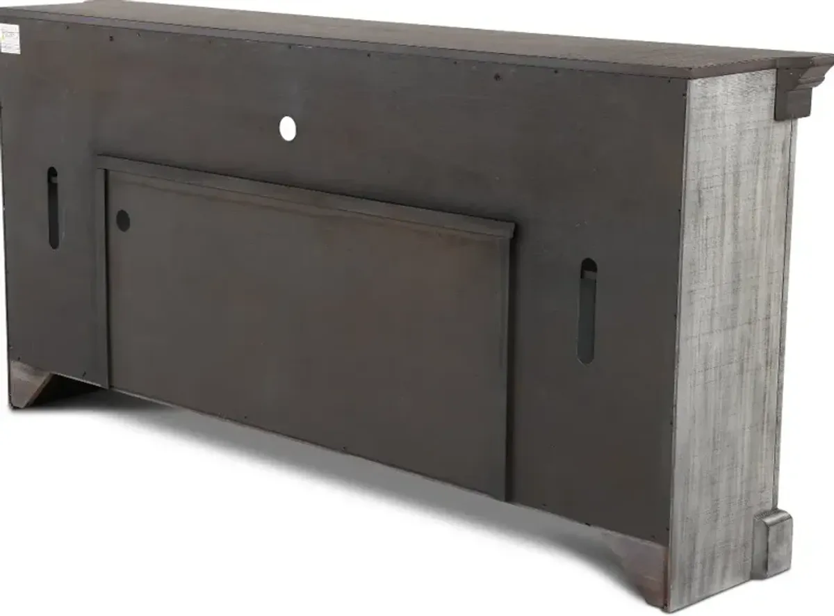 Avalon Gray 82" TV Stand
