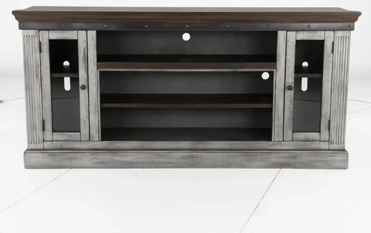 Avalon Gray 82" TV Stand