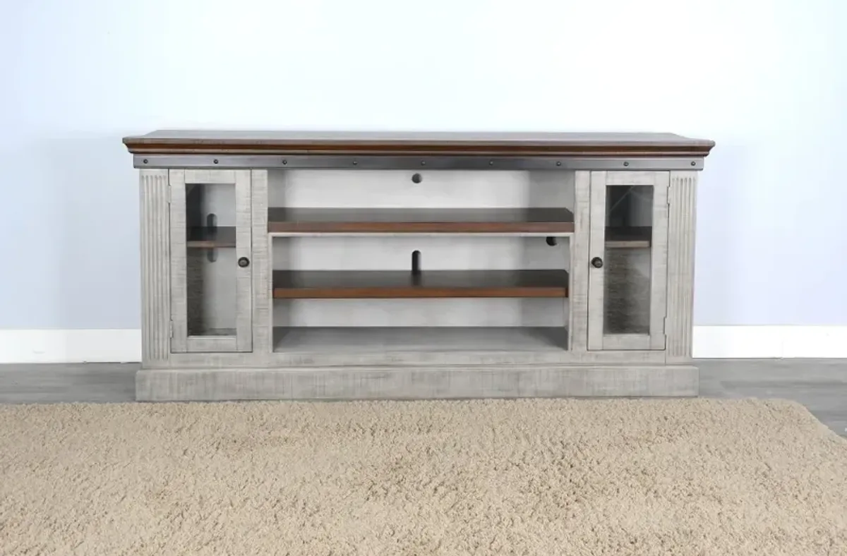 Avalon Gray 82" TV Stand