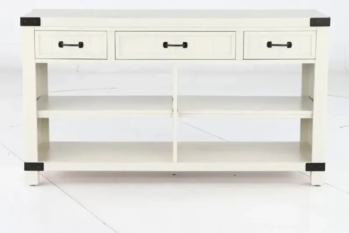 White River White Sofa Table