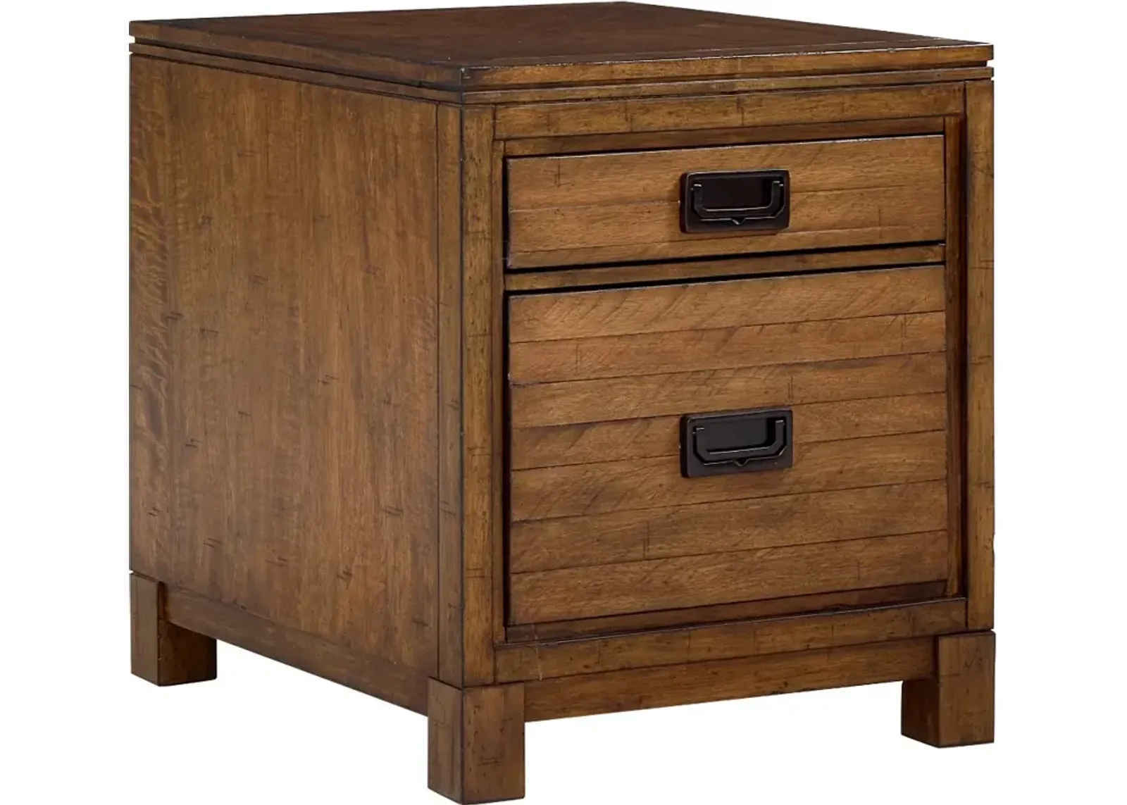 Stoneyknol Brown Dual Drawer End Table