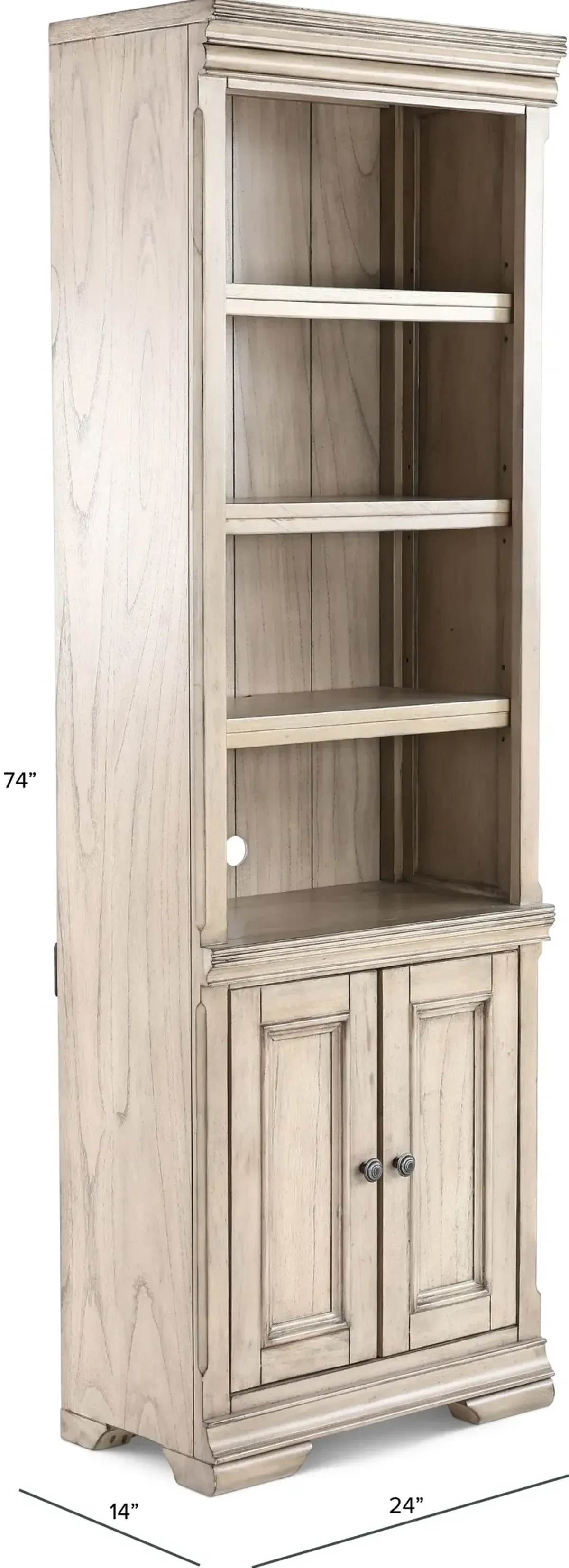 Oxford 24 Inch Bookcase Pier